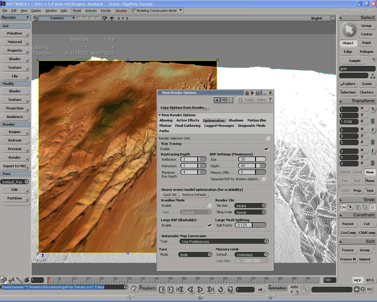 SOFTIMAGE| XSI 5.0 feature review